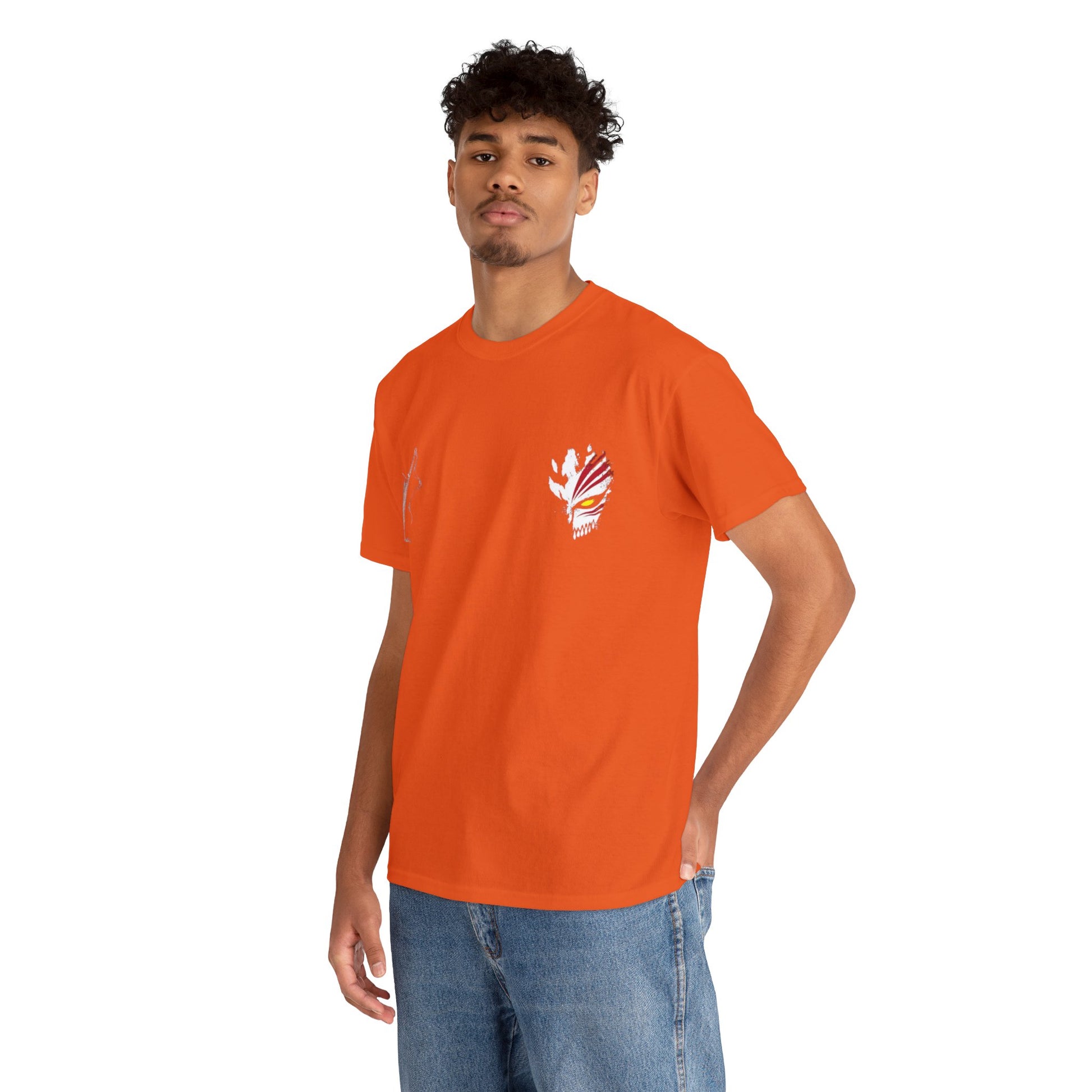 t-shirt bleach hollow orange