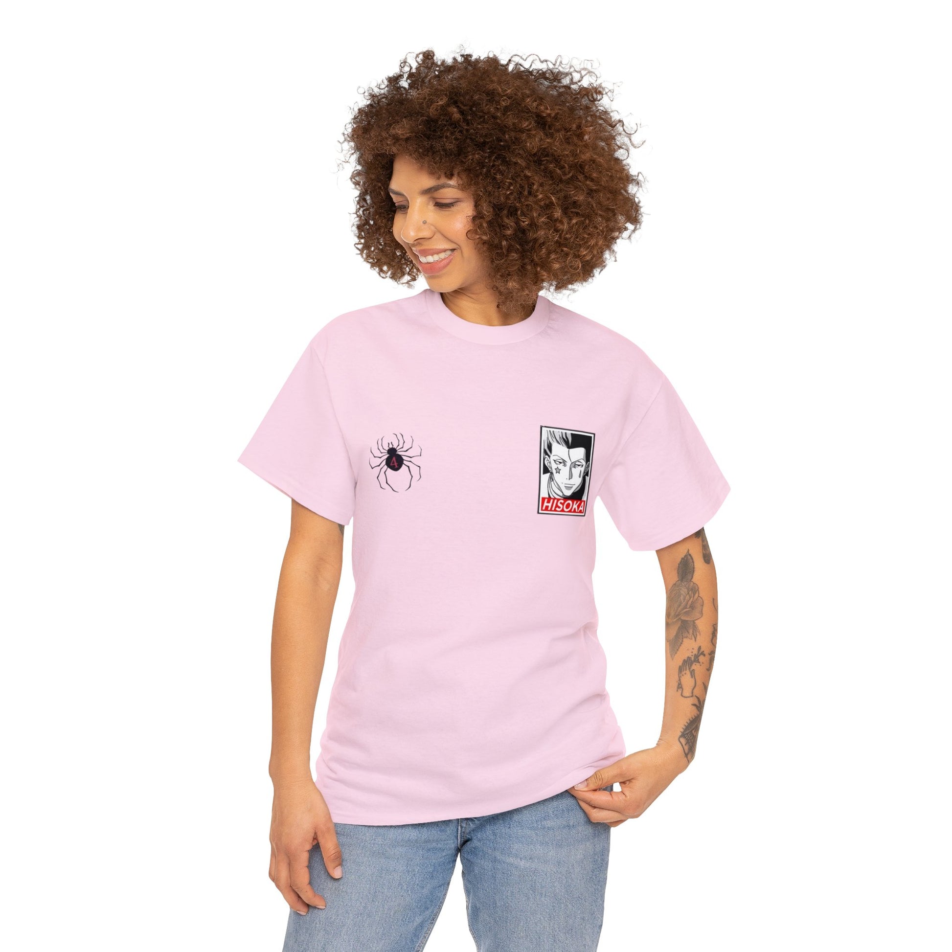 T-shirt manga HUNTER X HUNTER hisoka phantome rose pour femme