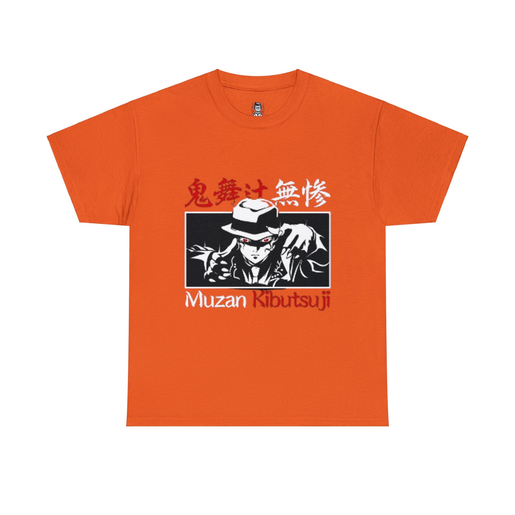 t-shirt manga DEMON SLAYER muzan orange