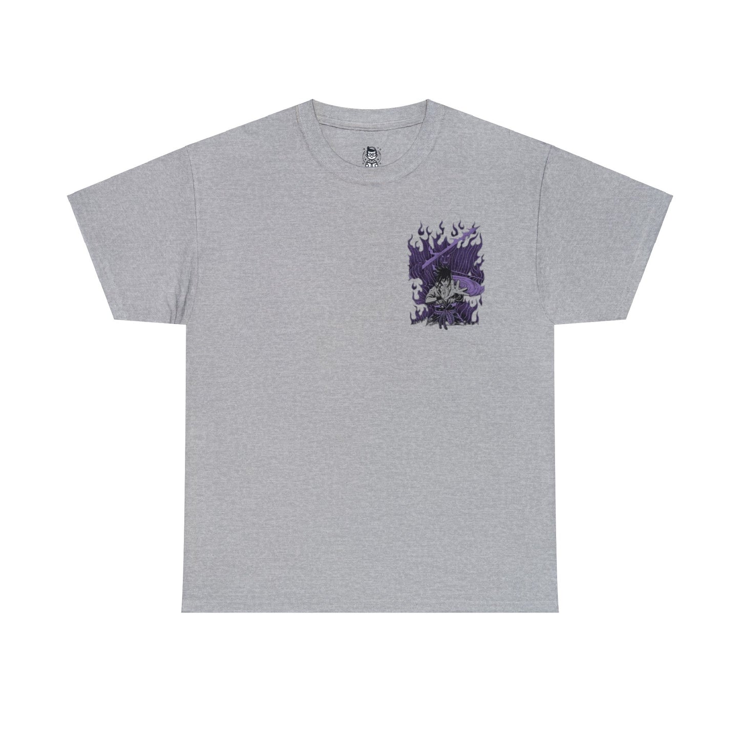 T-shirt manga naruto sasuke susano gris