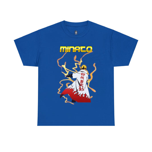 T-shirt manga NARUTO minato bleu