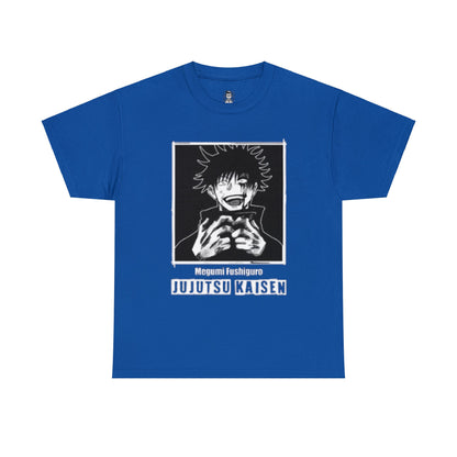 T-shirt manga JUJUTSU KAISEN megumi bleu royale