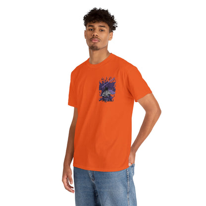 T-shirt manga naruto sasuke susano orange homme