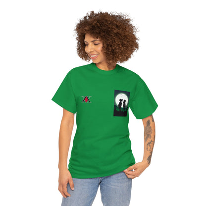 T-shirt manga HUNTER X HUNTER dessin vert pour femme