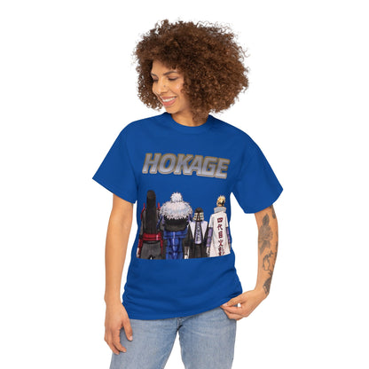 T-shirt manga naruto  HOKAGE bleu pour femme