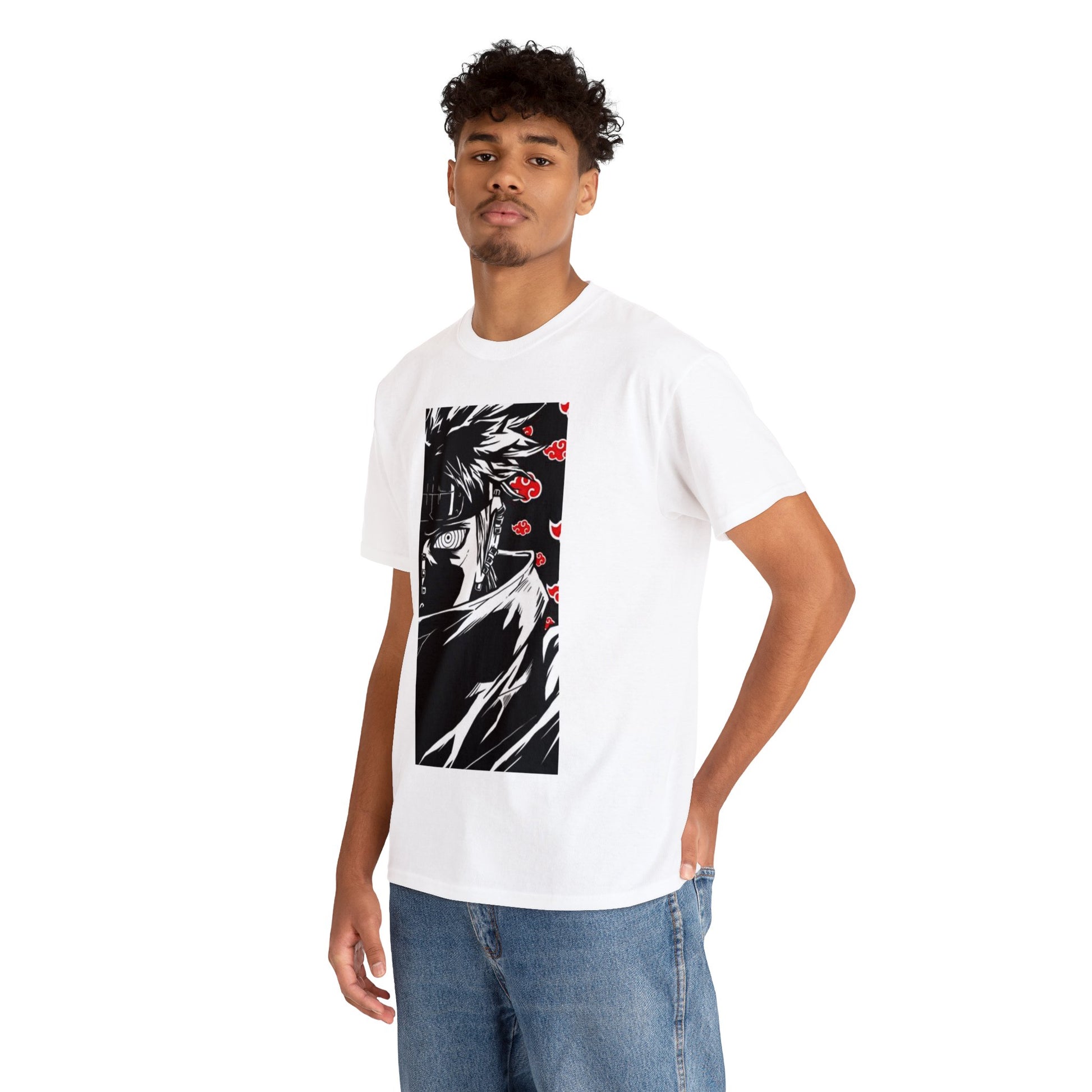 T-shirt manga NARUTO pain akatsuki blanc homme 