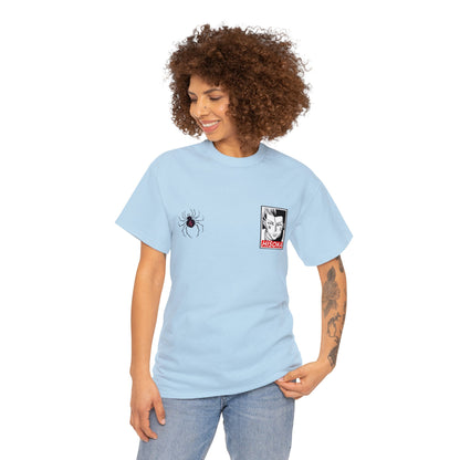 T-shirt manga HUNTER X HUNTER hisoka phantome bleu clair pour femme