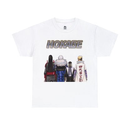 T-shirt manga naruto  HOKAGE blanc