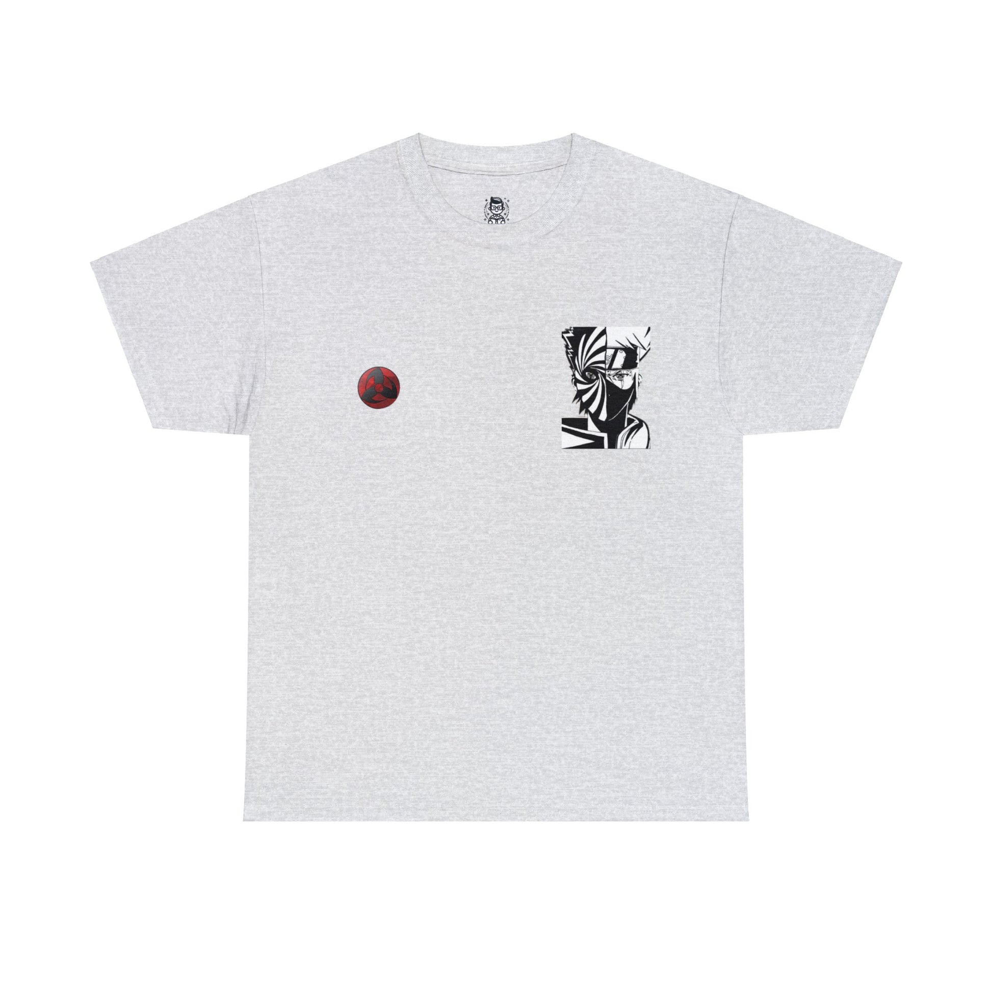 T-shirt manga naruto kakashi & obito cendre