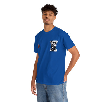 T-shirt manga naruto kakashi & obito bleu royale homme