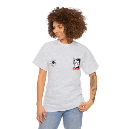 T-shirt manga HUNTER X HUNTER hisoka phantome gris pour femme