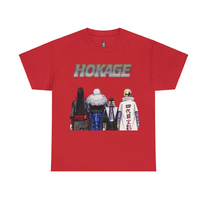 T-shirt manga naruto  HOKAGE rouge