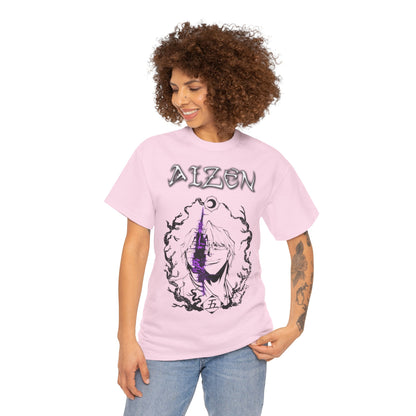 t-shirt manga bleach aizen rose pour femme