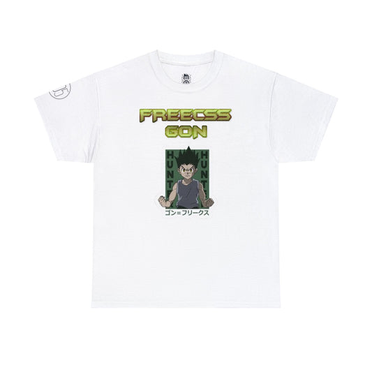 T-shirt manga HUNTER X HUNTER gon freecss blanc