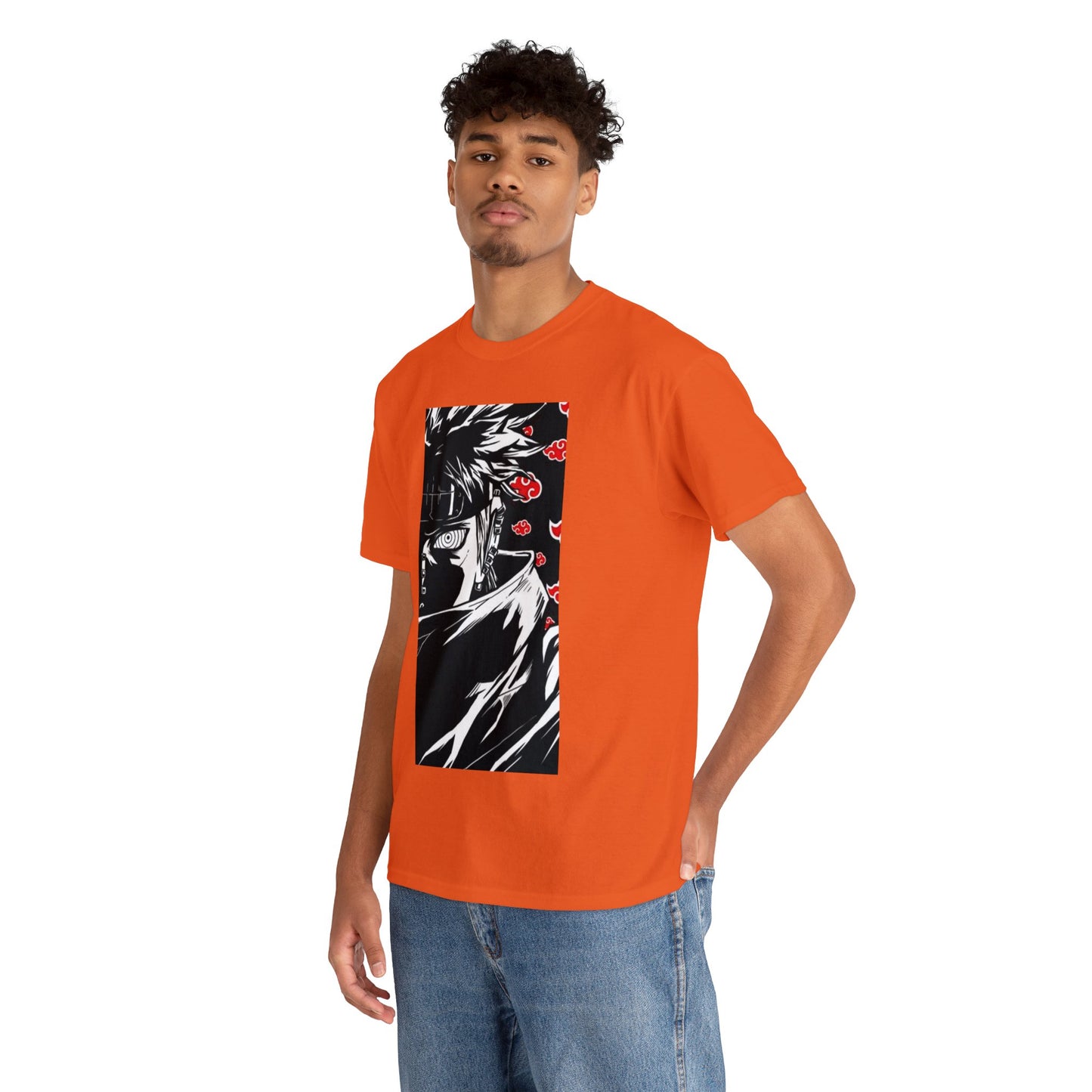 T-shirt manga NARUTO pain akatsuki orange homme