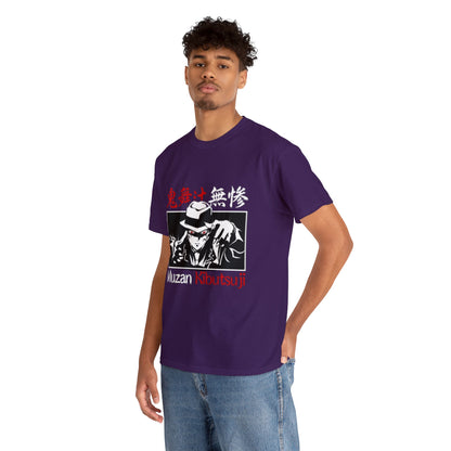 t-shirt manga DEMON SLAYER muzan violet homme