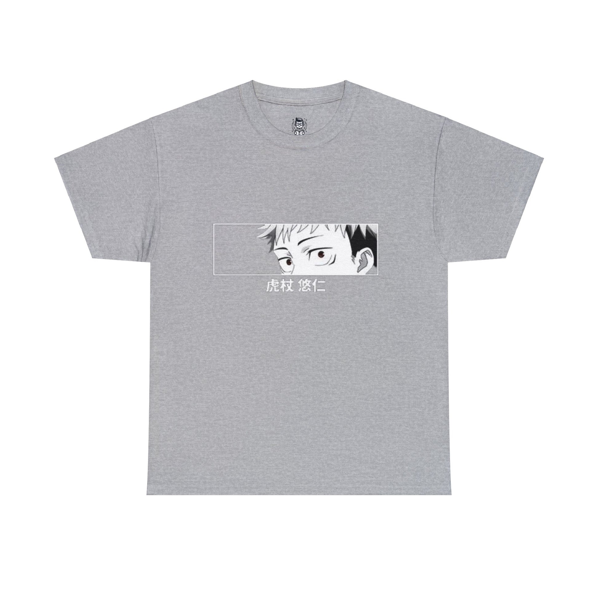 T-shirt manga JUJUTSU KAISEN yuji gris