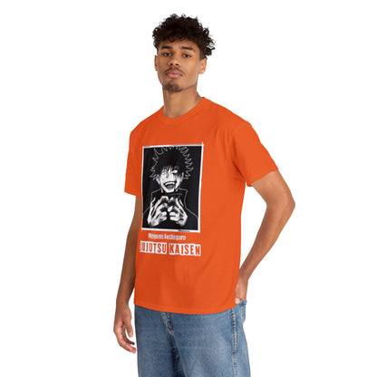 T-shirt manga JUJUTSU KAISEN megumi orange homme