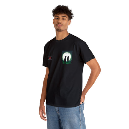 T-shirt manga HUNTER X HUNTER dessin noir homme