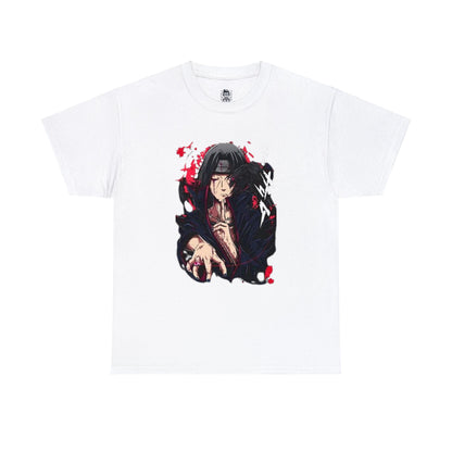 T-shirt manga naruto itachi akatsuki blanc