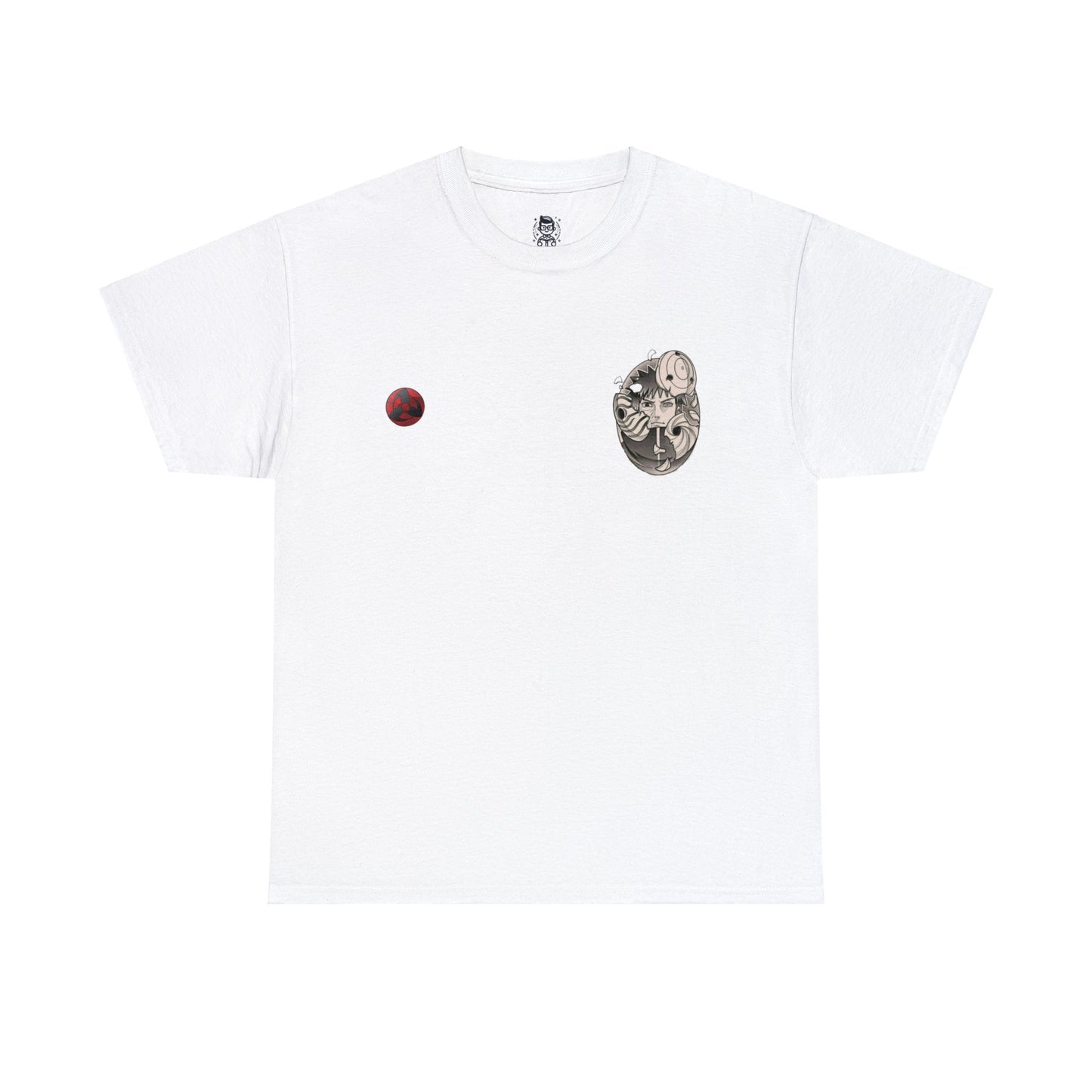 T-shirt manga naruto obito uchiwa blanc