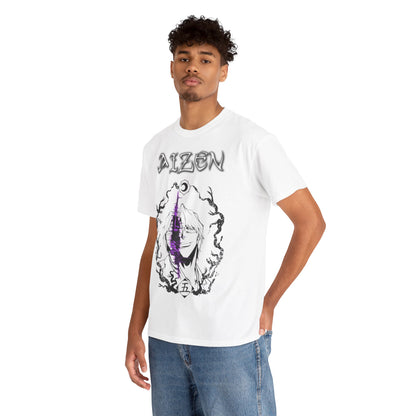 t-shirt manga bleach aizen blanc homme