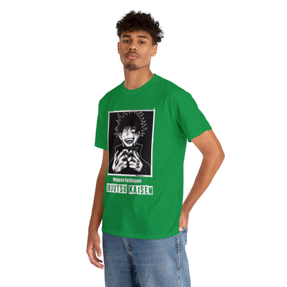 T-shirt manga JUJUTSU KAISEN megumi vert homme