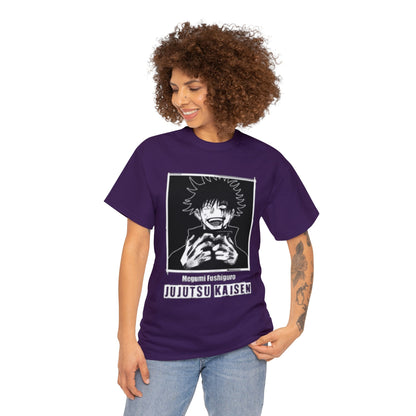 T-shirt manga JUJUTSU KAISEN megumi violet pour femme