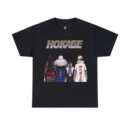 T-shirt manga naruto  HOKAGE noir