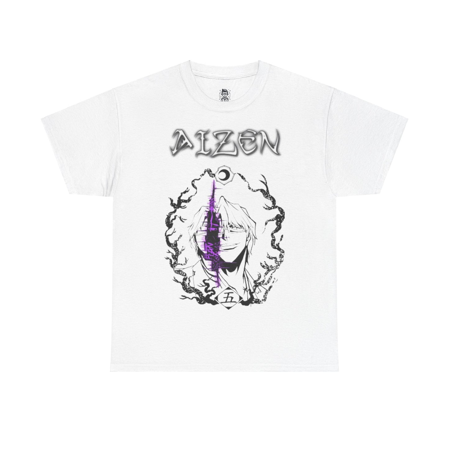 T-shirt manga bleach aizen blanc