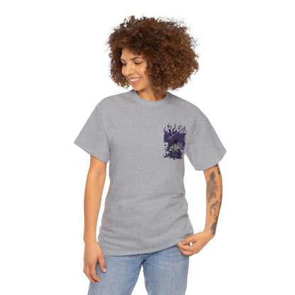 T-shirt manga naruto sasuke susano gris pour femme