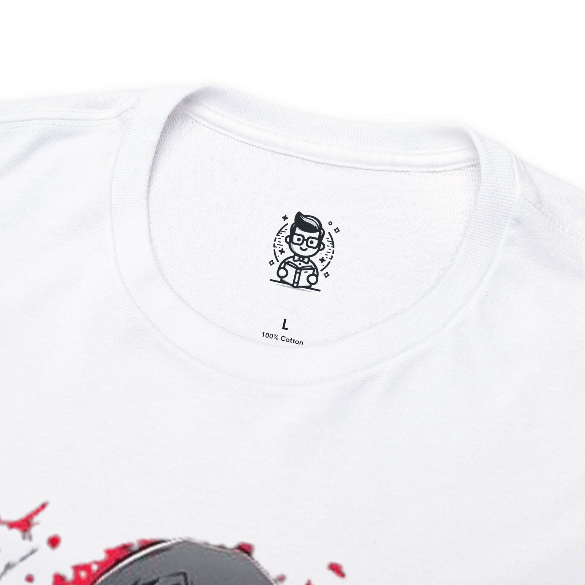 T-shirt manga naruto itachi akatsuki blanc interieur