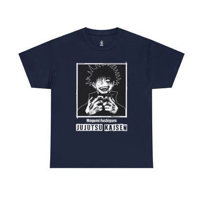 T-shirt manga JUJUTSU KAISEN megumi bleu marine