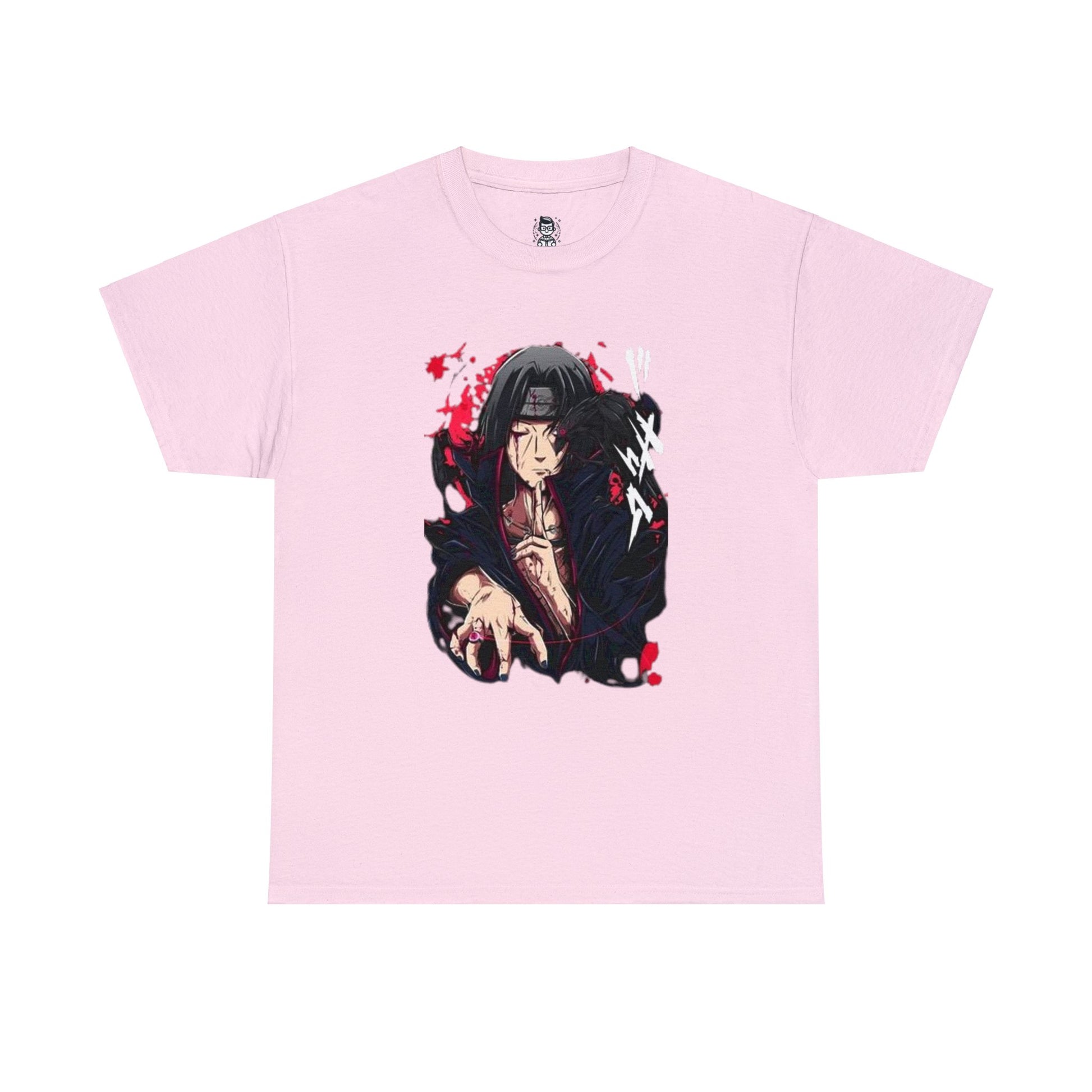 T-shirt manga naruto itachi akatsuki rose