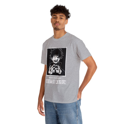 T-shirt manga JUJUTSU KAISEN megumi gris homme