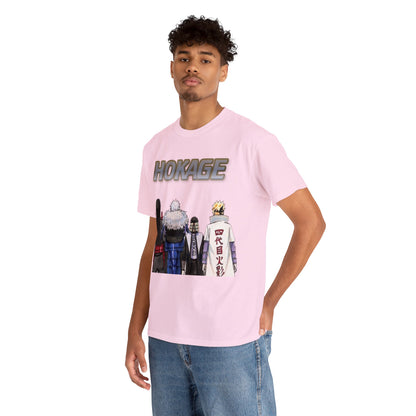 T-shirt manga naruto  HOKAGE rose homme