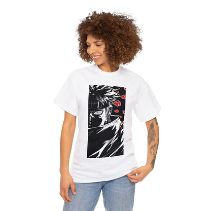 T-shirt manga NARUTO pain akatsuki blanc pour femme