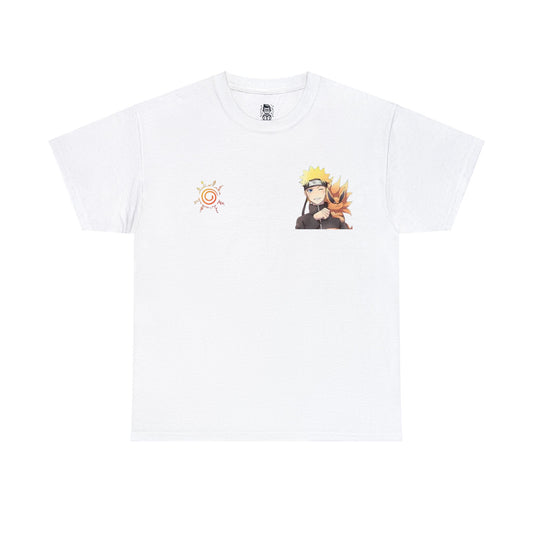 t-shirt manga naruto maudit blanc